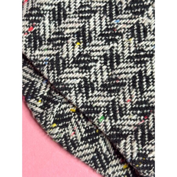 1960s-1970s DE LUXE Italian Tweed CHECKERED Trousers W/Flare Leg. S-M. AS IS - Picture 10 of 10